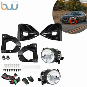 Bw785400th Rh&lh Fog Lights Lamps Bezels Wiring Switch Kits For Nissan Maxima 2020 2021