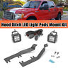 Riz100l01w05a Hood Hinge Ditch Led Light Pod Mount Bracket For Ford