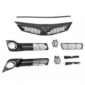 Roky Zwfcam12se9pc For Camry 2012-2014 Se 8pcs Grille Mesh Fog Lights And Bumper Support Bracket Set