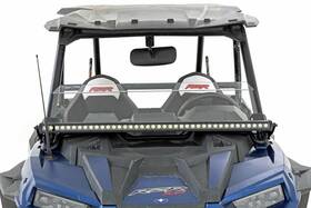 Rc93147 Rough Country Led Light Kit 40 Inch Black Single Row For Rzr Xp 1000 14-21