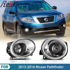 Ni2590103 Roxx L R For 2013-2016 Nissan Pathfinder Driving Fog Lights Front Bumper Lamps Wiring Kit