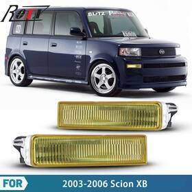 Sc2590100 Roxx L R Fog Lights For 2003 2004 2005 2006 Scion Xb Pair Car Lamps Yellow Lens With Switch