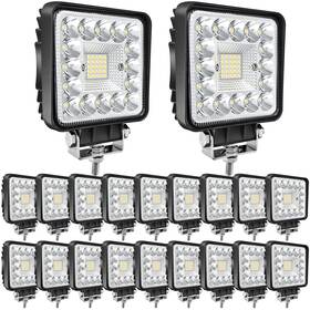San Young 727636188659 4 Inches Led Light Pods 120w 10000lm 12v 24v Work Lights For Truck