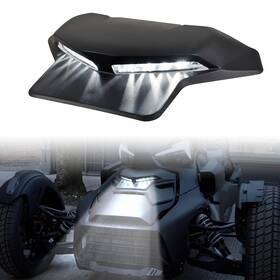 Zp-yj-030602-014 Sautvs Led Auxiliary Light Drl Kit For Can Am Ryker Black Hood Panel With Daytime Runni