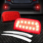 Sdd-blztl261ch Speed Daddy For Civic Fc Fk Red Rear Side Led