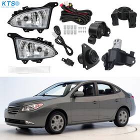 Kts203670ne Seblaff Right Left Side Fog Light For 2007-2010 Hyundai Elantra 4pcs Engine Motor Mount