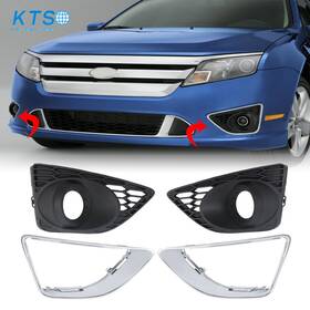 Kts264890ne Seblaff For Ford Fusion 2010 2011 2012 Fog Lighttrim Electroplated Bezel Left Right Side