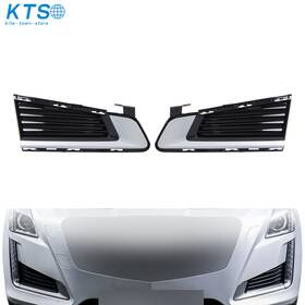 Kts484150ne Seblaff For Cadillac Cts 14-19 Fog Light Cover Set Matte Front Lower Driver&passenger