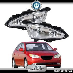 Tl346137dt Seblaff For Hyundai Elantra 2007-2010 Factory Replacement Fog Lights Clear Lens
