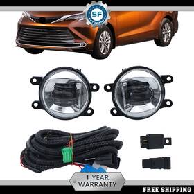 Tl645116dt Seblaff Led Driving Fog Lights Set For 2021-2023 Toyota Sienna Wire Harness Switch Kit