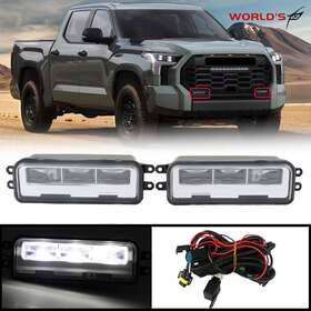 We1669050ee Seblaff Bumper Led Fog Lights For 2022-2024 Toyota Tundra Driving Lamps Wiring Rh Lh