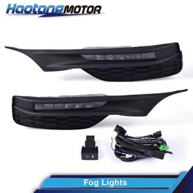 02flb1302awt Sedan Led Fog Lights Front Bumper Lamps Fit For Honda Accord 16-17 Wiring Switc
