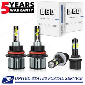 Skn-9007 Shenkenuo For Dodge Ram 1500 2500 3500 1994-2001 Led Headlight High&low Fog Lights Bulbs