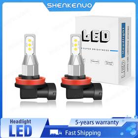 Skn-h11 Shenkenuo For Toyota Prius 2010-2015 2x H11 Led Headlight Low Beam Bulbs 6000k White