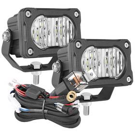Lx2.5-2rn Shenzhen Nova Wls0220fy Pair 3 Inch S1 Led White Wide Cornering Fog Pod Lights Flood Cube Lamp With Wiring Kit