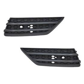 Vs-1503-hopilo16b-95-1 Sherman For Honda Pilot 16-18 Fog Light Cover Set Front Lower Outer Driver And Passenger