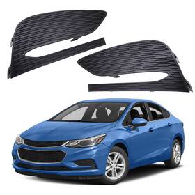 Alo698521 Shozho Fit For Chevrolet Cruze 2016-2018 Fog Light Lamp Cover Cap Pair Front Left Right