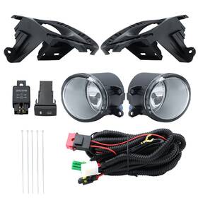 Fs1019450sr Silscvtt Front Lh Rh Fog Light Lamps Fit For Toyota Prius C 2012-2014 With Bezel Switch