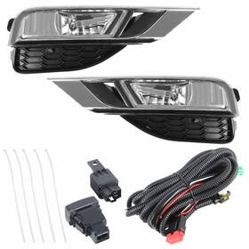 Fs1404400sr Silscvtt Pair Front Bumper Fog Lights For Honda Cr-v 2015 2016 Lamps Wiring Kit And Switch