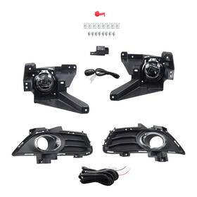 Fs1451550sr Silscvtt Driver&passenger Bumper Fog Lights Assembly With Switch For Ford Fusion 2013-2016