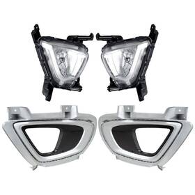 Fs1503750sr Silscvtt For 2016-2018 Kia Sorento Front Fog Light Beael Assembly Lamps Driving Clear