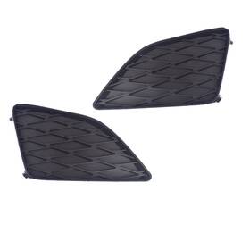 Fs922450sr Silscvtt Rh Lh Side Black Front Bumper Fog Light Cover Bezel For 2009-2010 Toyota Corolla