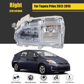 8151147060 Single Led Drl Clear Bumper Lamps Fog Lights For Toyota Prius 12-15