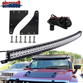 21465 Sinocea0 Fit Hummer H3 06-10 52 Roof Curved Led Light Bar Mounting Bracket Wiring Kit