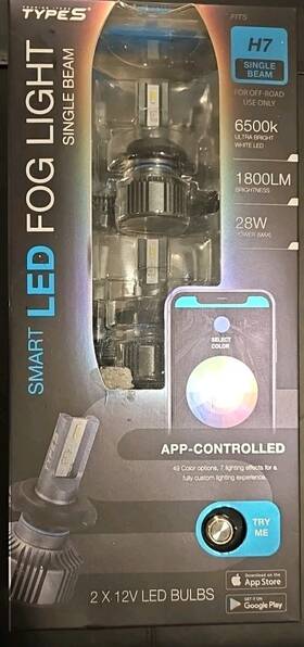 Smart 840005330760 Type S H7 2 X 12v Led Bulbs Head/fog Light Replacement New