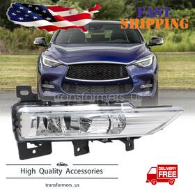 26150-5da2a Soillar For Infiniti Qx30 2017 2018 2019 Front Passenger Right Bumper Led Fog Light Lamp