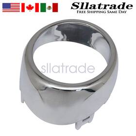 62256-1ms2a Soillar 1 Piece Of Front Fog Lamp Chrome Trim Ring Fits Infiniti G37 2010-2013