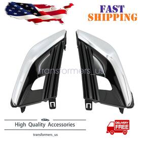 62257-6hh0c Soillar For 2018-2020 Infiniti Q50 Pair Of Rh And Lh Fog Lights Lamps Cover Black Bezel Us