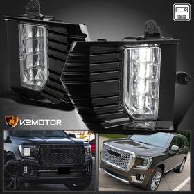 8.47394758473947e Spec-d Tuning 31 21 Fits 2021-2023 Gmc Yukon Xl Clear Led Fog Lights Front Bumper Lamps Bezel Switch