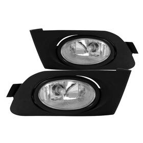Lf-cv01oem-rs Spec-d Tuning Fits 2001-2003 Honda Civic 2/4dr Clear Bumper Fog Lights Lamps Switch 01 02 03