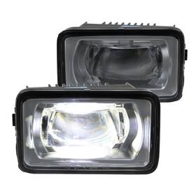 Lf-f25017gl-dl Spec-d Tuning Smoke Fits 2015-2017 Ford F150 2017-2018 F250 F350 Led Projector Fog Lights Lamp