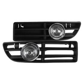 Lf-jet99coem-tl Spec-d Tuning Fits 1999-2005 Vw Jetta Bora Mk4 Clear Fog Lights Bumper Driving Lamps Switch