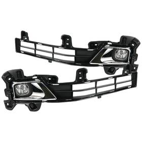 Lf-lcr16coem-dl Spec-d Tuning Fits 2016-2018 Toyota Land Cruiser Fog Lights Bumper Driving Lamps Switch Wiring