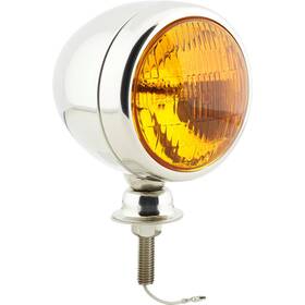 91130653 Speedway Motors Stainless Steel Tear Drop 12 Volt Fog Light Amber Lens