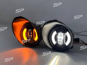 Ed105 Speedyparts 2pcs Fit 2007-2013 Toyota Tundra Clear Led Projector Fog Light With Bezel Cover