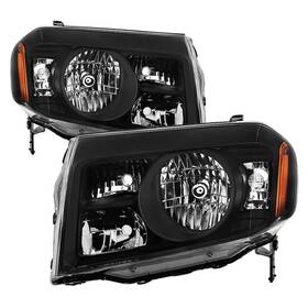 Hd-jh-hpil09-am-bk Spyder 9035371 Xtune Fits Honda Pilot 2009-2011 Style Headlights - Black