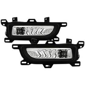 9051333 Spyder Style Fog Lights With Switch For Nissan Titan - Clear