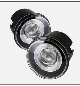 5015785 Spyder Auto Halo Projector Fog Lights Black/clear For 05-10 300 Caliber