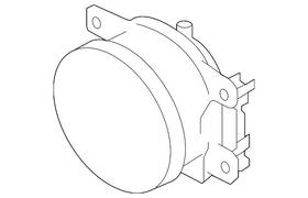84912fj201 Subaru Genuine Fog Lamp