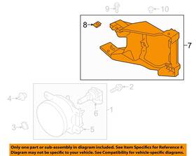 84927sg020 Subaru Oem 17-18 Forester Front Lamps Fog Lamps-lamp Bracket