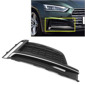 Successsssusa 550740598898 Front Bumper Fog Light Lamp Grill Bezel Cover Fit Audi A5 S5 17-20 Right