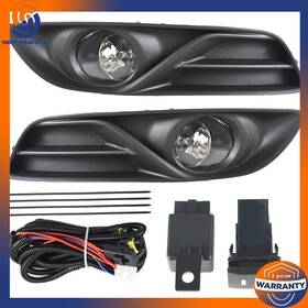 Ss378100hr Switch-supplier Front L R Black Fog Light Kit Clear Lens For Nissan Sentra 2013 2014 2015
