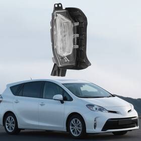 814304704 Tbvechi Led Day Time Running Light For 2015-2018 Toyota Prius-v Right Fog