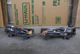 1563710-00-b Tesla 2021-2023 Model X S Plaid Fog Light Led Left Right Set Pair 3 Pin Oem