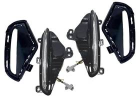To1039254 Texas-e-parts Fits 2021-2024 Toyota Rav4 Prime Left Right Front Bumper Daytime Light W Cover
