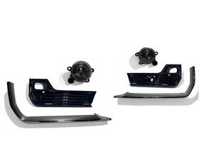 Gm87861393 Texaseparts For 2022-2024 Gmc Terrain Denali Left Right Front Bumper Fog Cover Chrome
